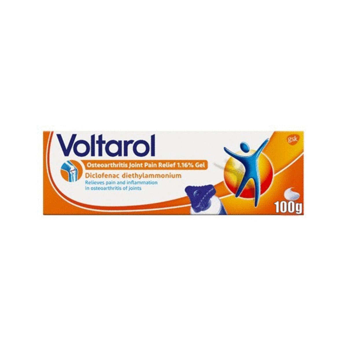 Voltarol Osteoarthritis Joint Pain Relief 1.16% Gel – 100g – PPRX